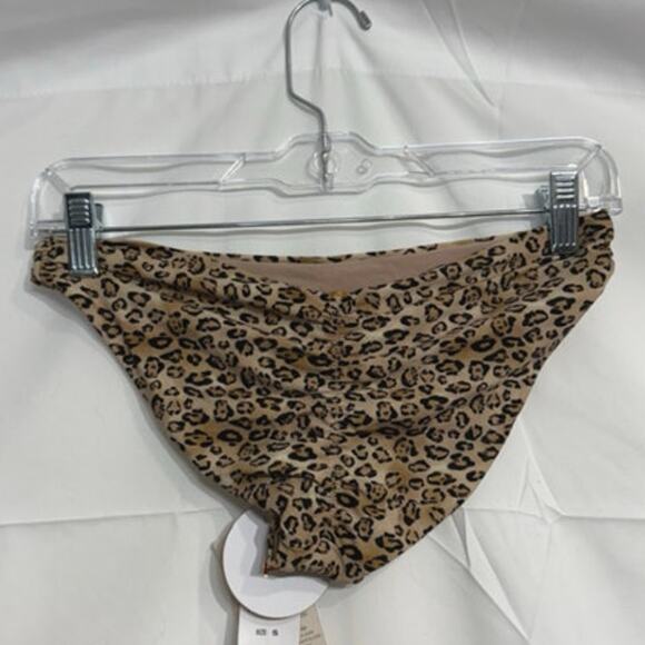 PQ Swim Basic Leopard Print Bikini Bottom Sz L NWT - Picture 8 of 11